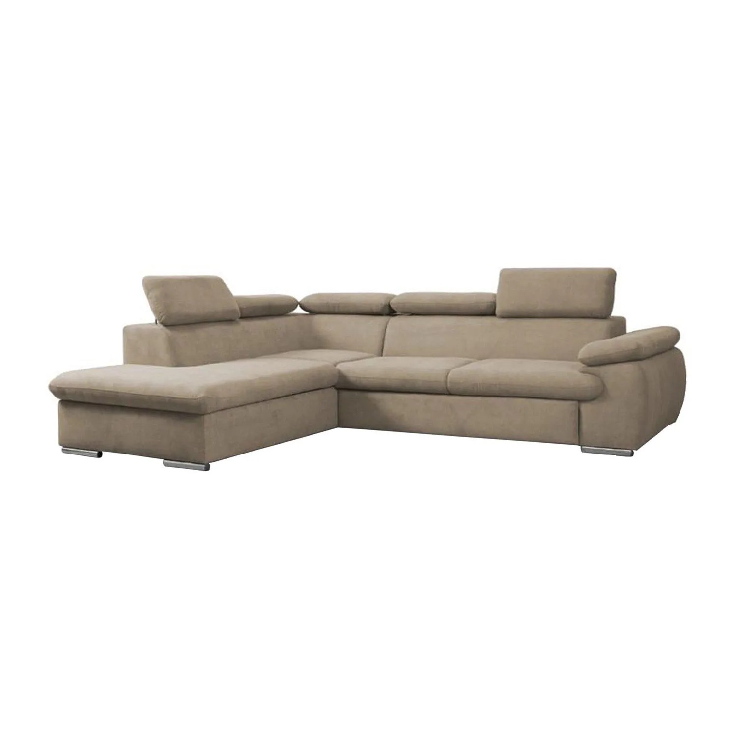 Vente-unique Schlafsofa Fabien Beige 271 cm