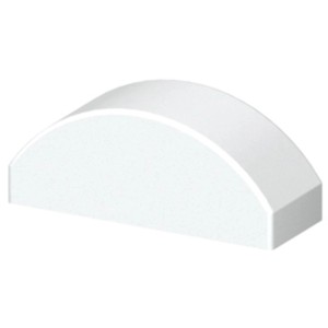 Weißer Design-Aufsatz (Domform) für Cara Zaunprofile, 11er Set.