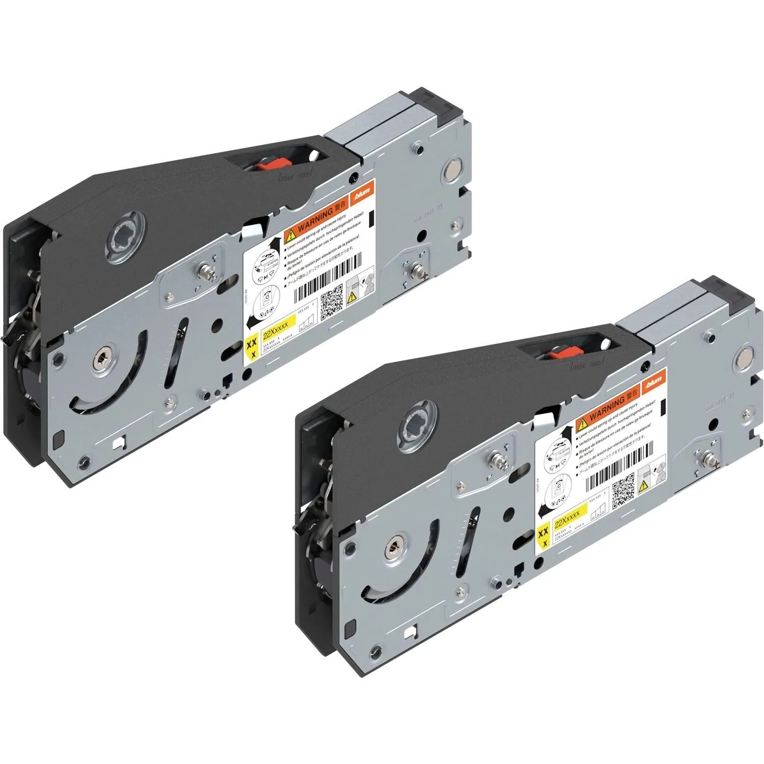 Blum Kraftspeicher-Set Aventos Hl top 22L2510 Blumotion mit Systemschrauben