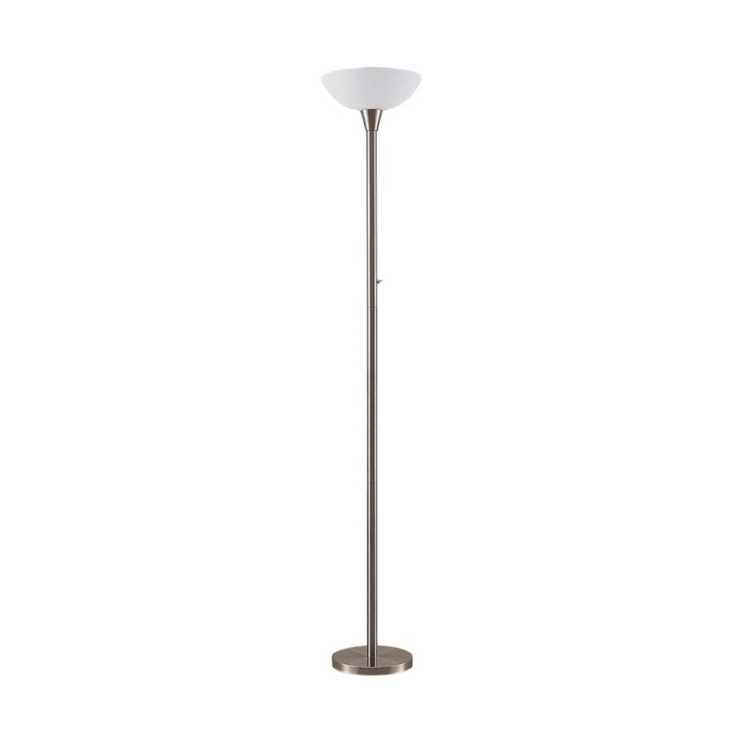 Lindby Stehlampe Ignacia 9621678 Modern in Alu aus Metall 1-flammig E27 Wohnzimmerleuchte