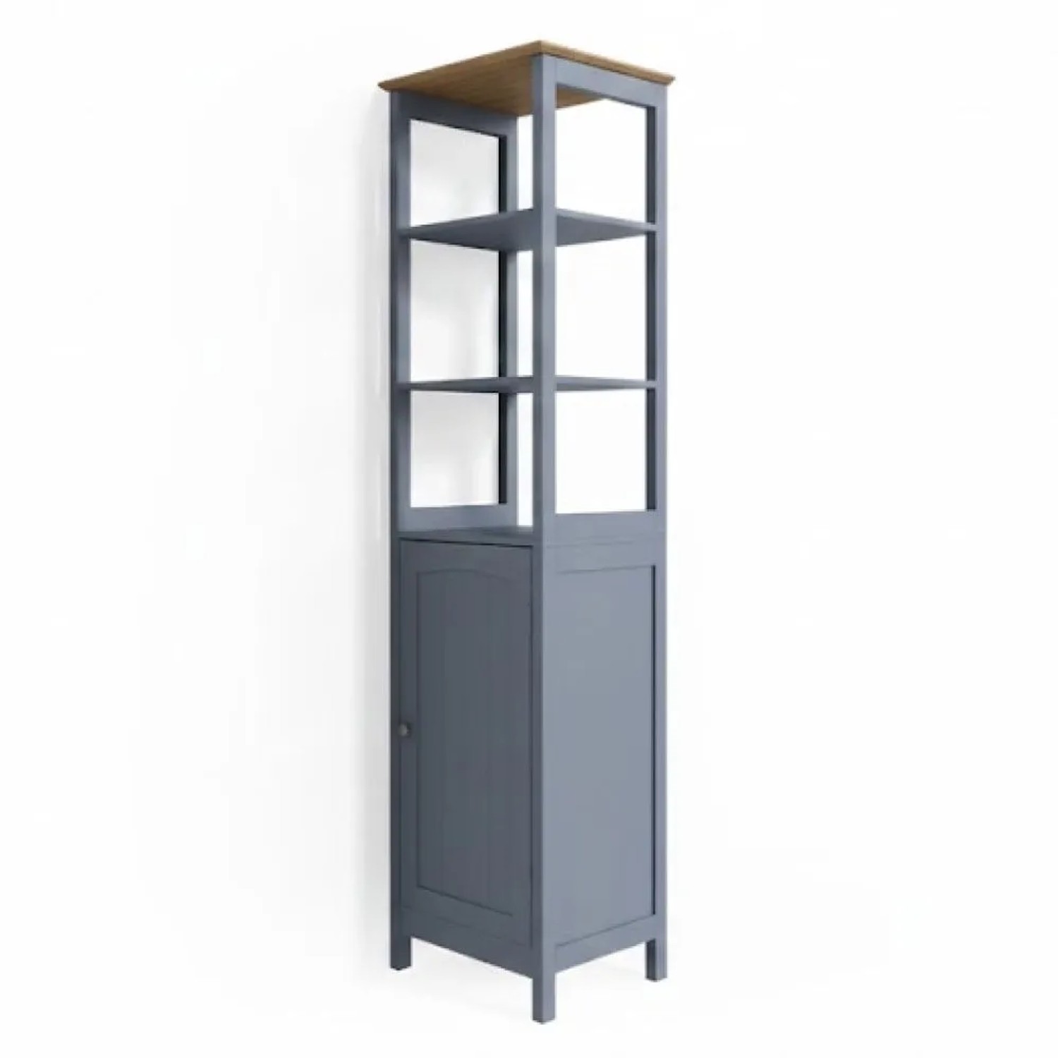Vicco Badschrank Bianco Grau 40 x 160