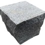 Granit Pflasterstein, geflammte Oberfläche, 9x9x7 cm. Naturstein für Garten- und Grundstücksgestaltung.
