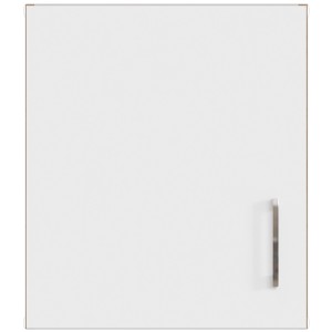 Weißer Held Möbel Hängeschrank Sorrento, 50x57x34 cm, mit Metallgriff. Küchen-Hängeschrank.