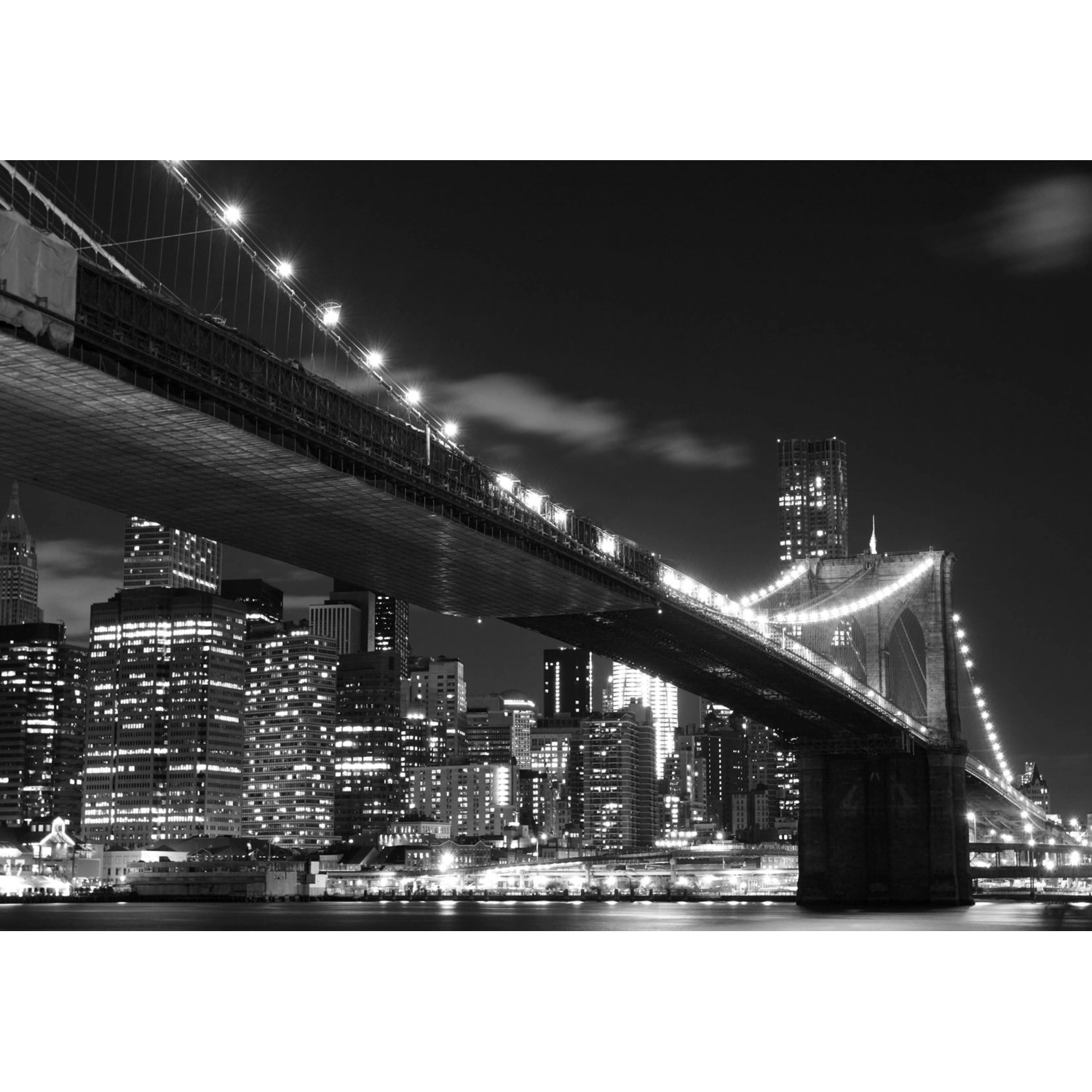 Sanders & Sanders Fototapete New York Dunkelgrau 360 x 270 cm 600435 günstig online kaufen