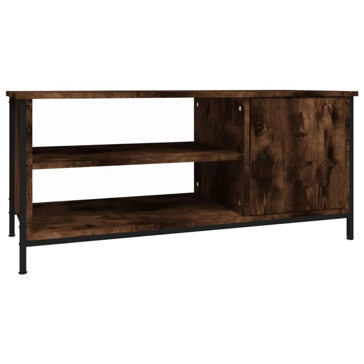 vidaXL TV-Schrank Räuchereiche 100x40x45 cm Holzwerkstoff 826302