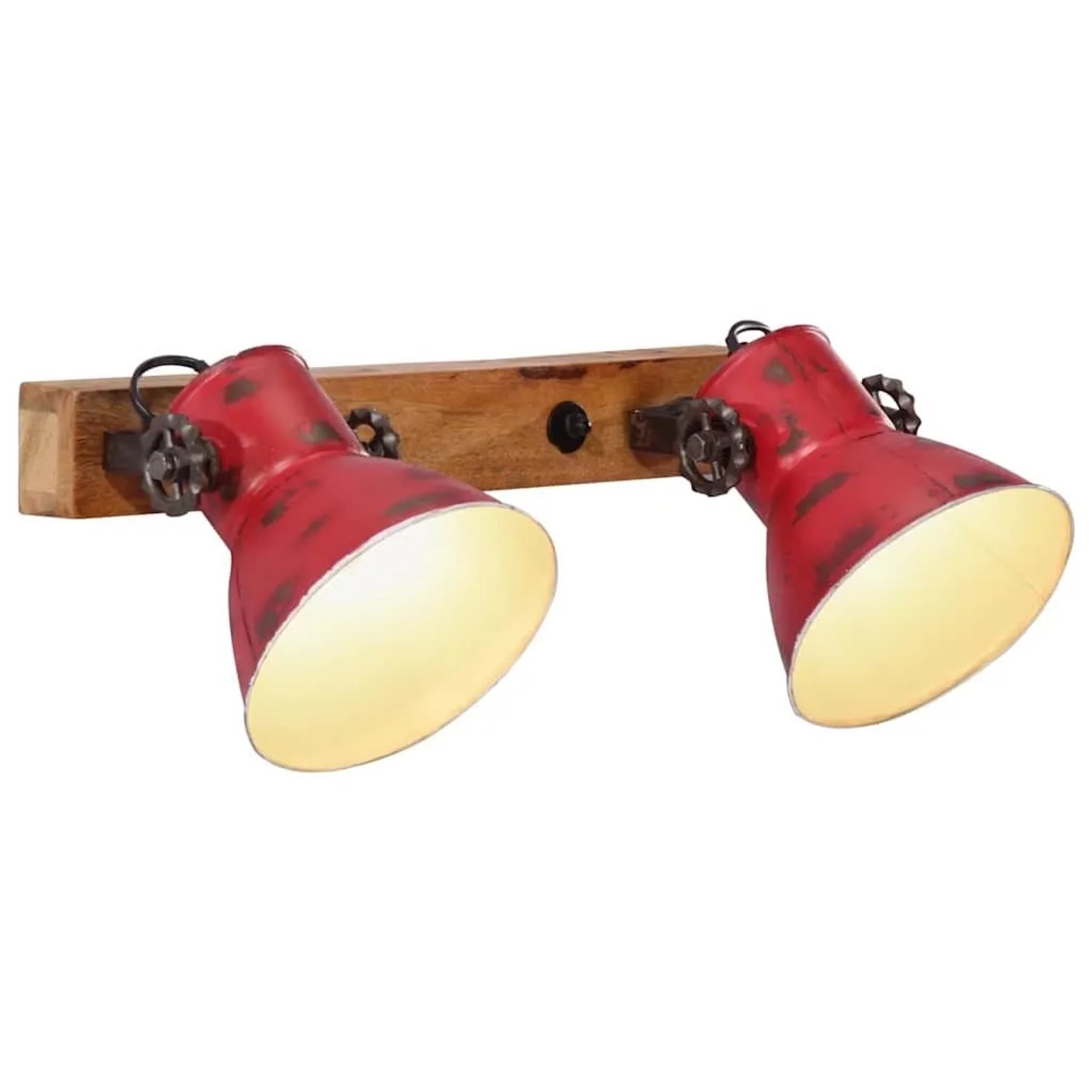 vidaXL Wandleuchte 25 W Rot 45x25 cm E27 371824