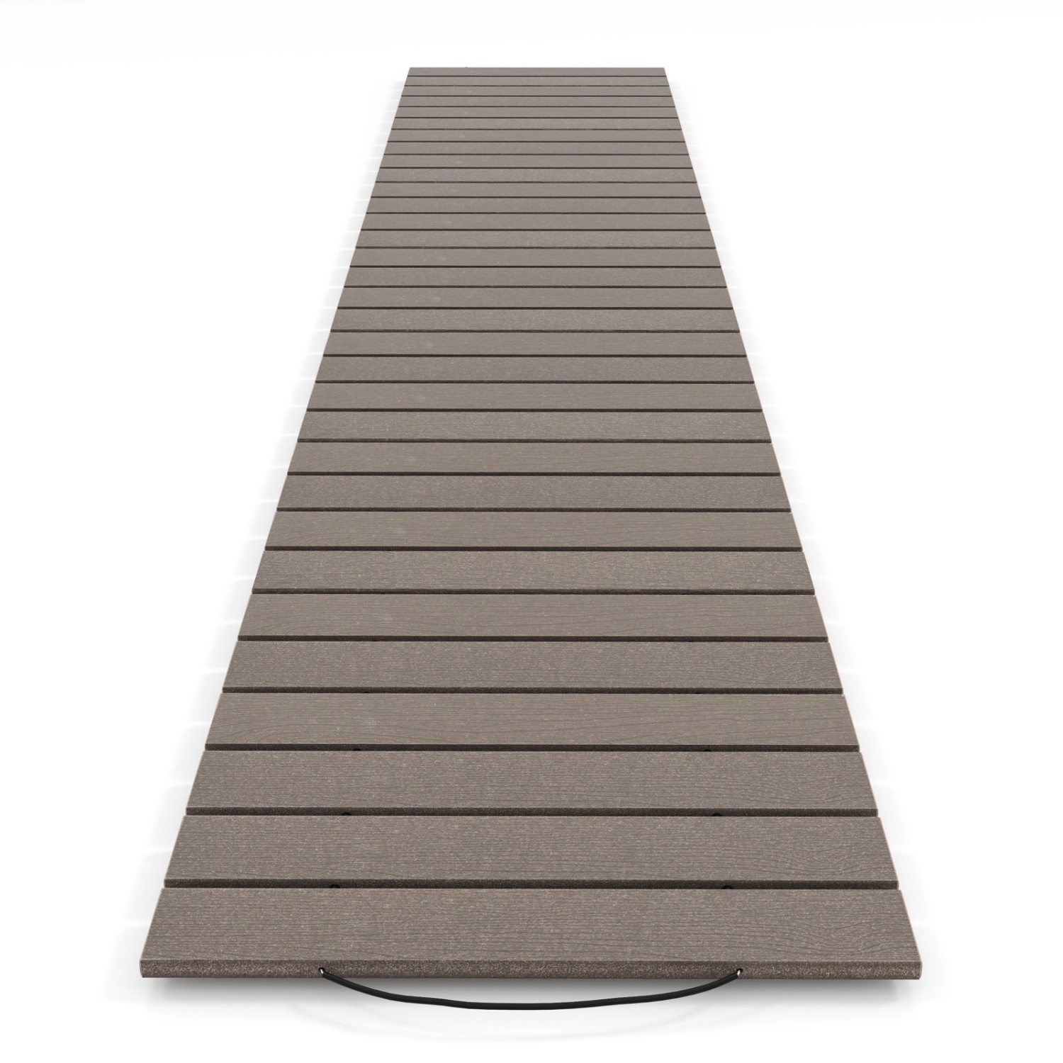 Costway Rollweg Aus HDPE Gartenweg Wetterfest 242 x 43cm Grau günstig online kaufen