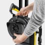 Detailaufnahme: Schlauchtrommel des Kärcher K 4 Premium Hochdruckreinigers.