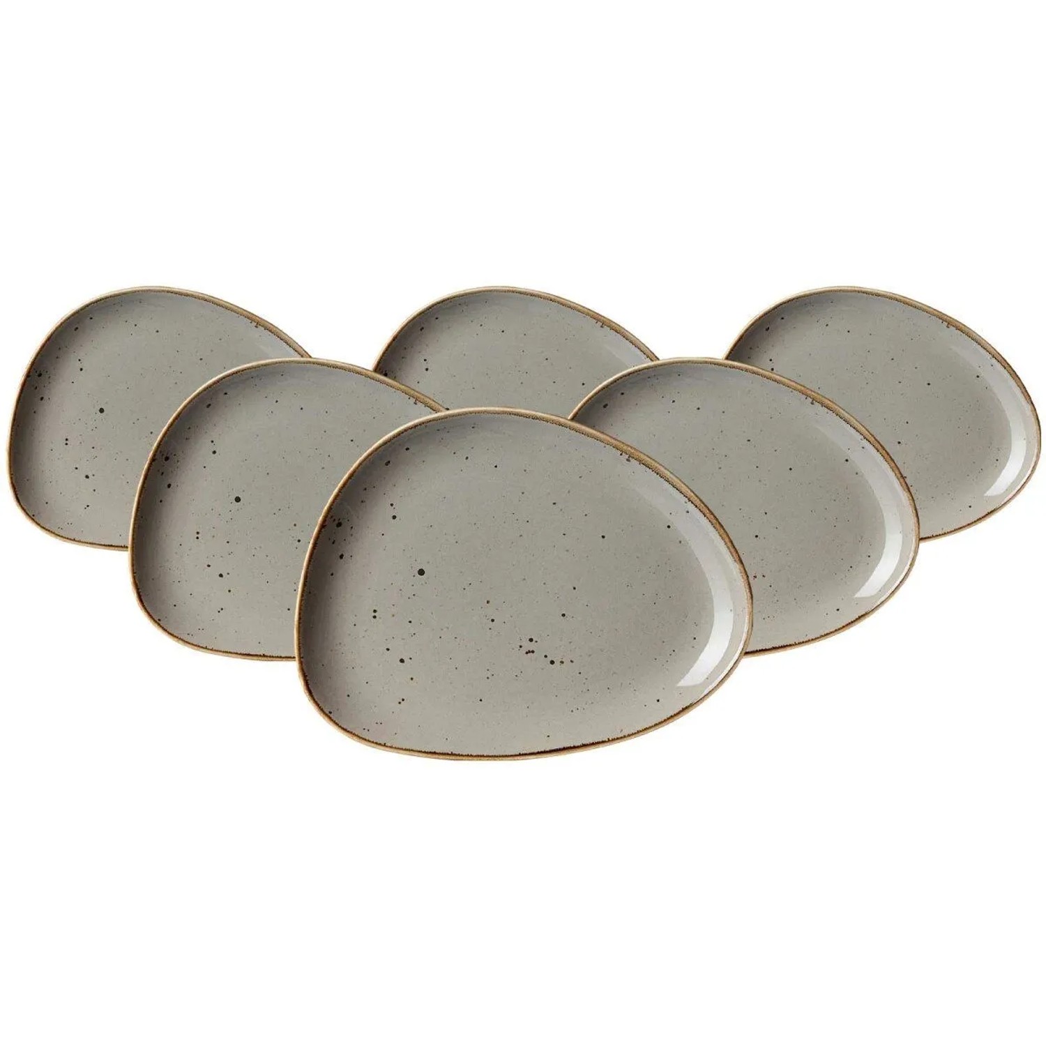 Ritzenhoff & Breker Taste Beilagenteller 20,5 x 16 cm 6er Set