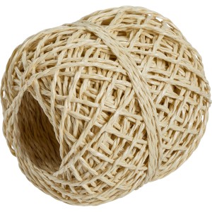 Beige Paketkordel Fein, 40 m Rolle aus reißfestem Kunststoff.