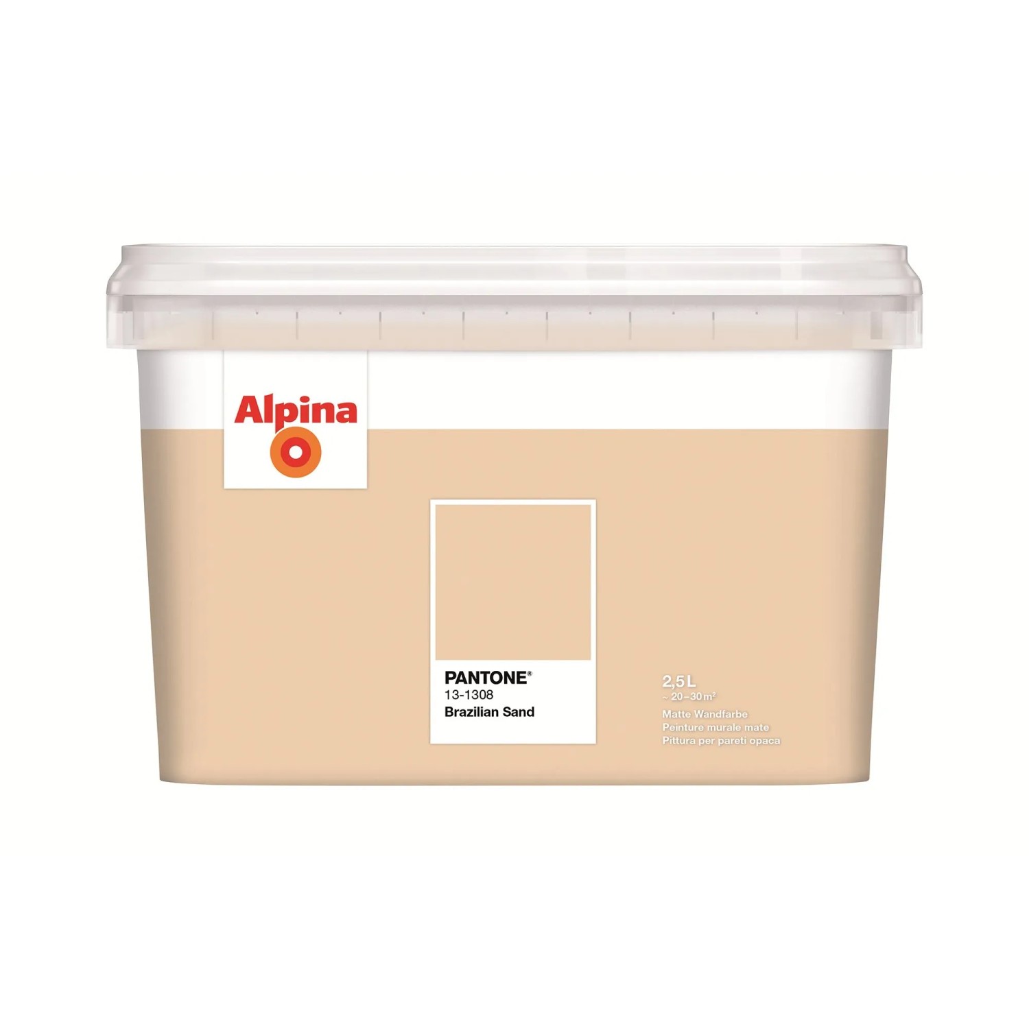 Alpina Innenfarbe Pantone Brazilian Sand 2,5, Sandbeige