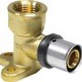 Messing Press-Winkel 16 mm x Rp 1/2 für Heizung und Trinkwasserinstallation.