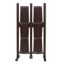Braunes MCW Absperrgitter B34 aus Aluminium, höhenverstellbarer Gartenzaun, Scherengitter, flexibel ausziehbar.