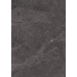 Kaindl Arbeitsplatte Schiefer Vulcano, 410x65x3,8cm, dunkle Schieferoptik für moderne Küchen.