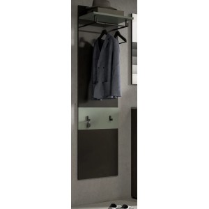Inn.Furn Garderobenpaneel in Grau und Salbei 45 x 165 cm Cooper
