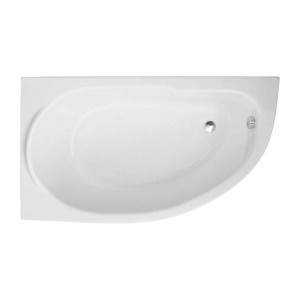 Bad Land Badewanne Eckwanne MIKI 145x85 Links Mit AcrylSchürze Ablauf Füße