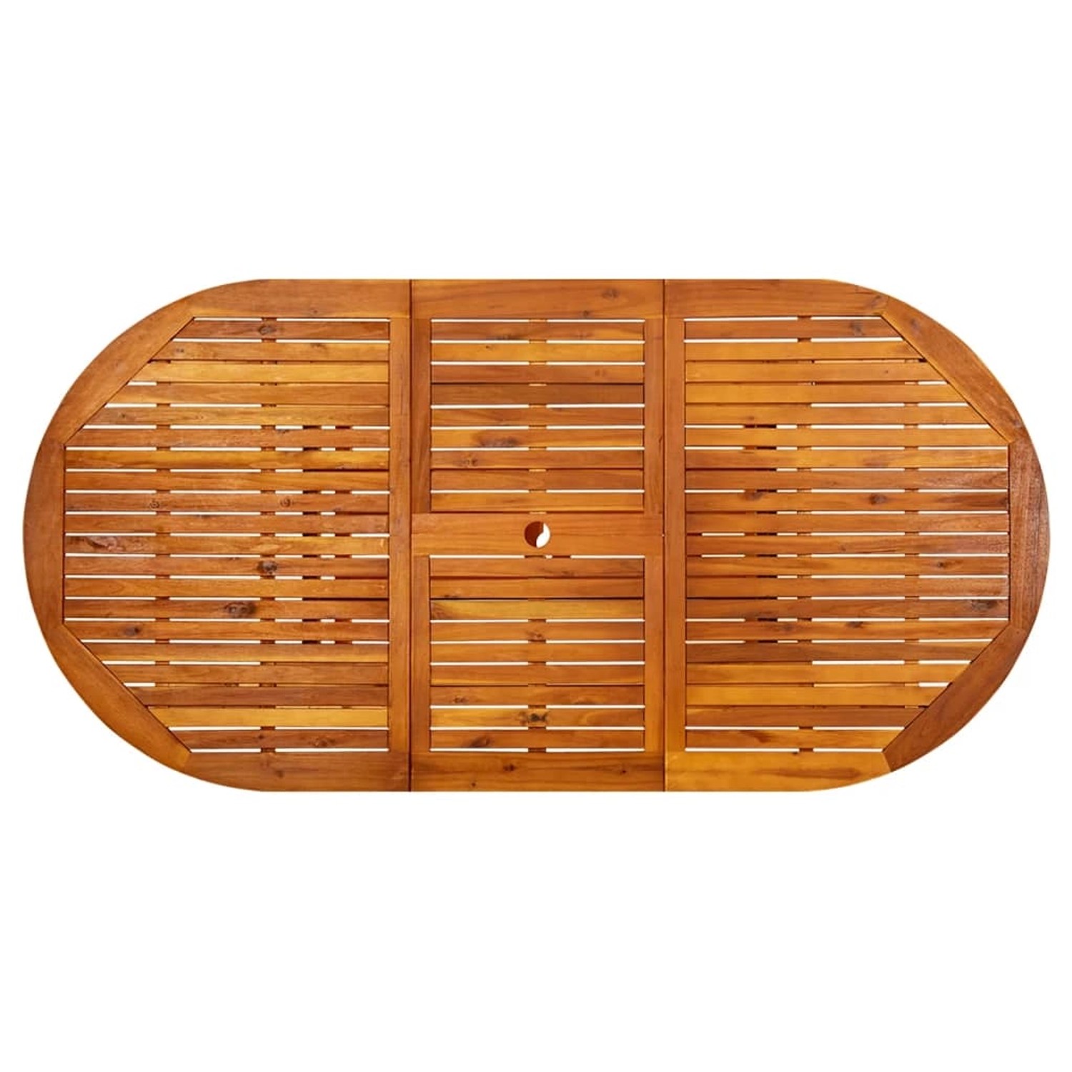 vidaXL Gartentisch aus Akazienholz, 200x100 cm, Holztisch für Garten, Terrasse oder Veranda.