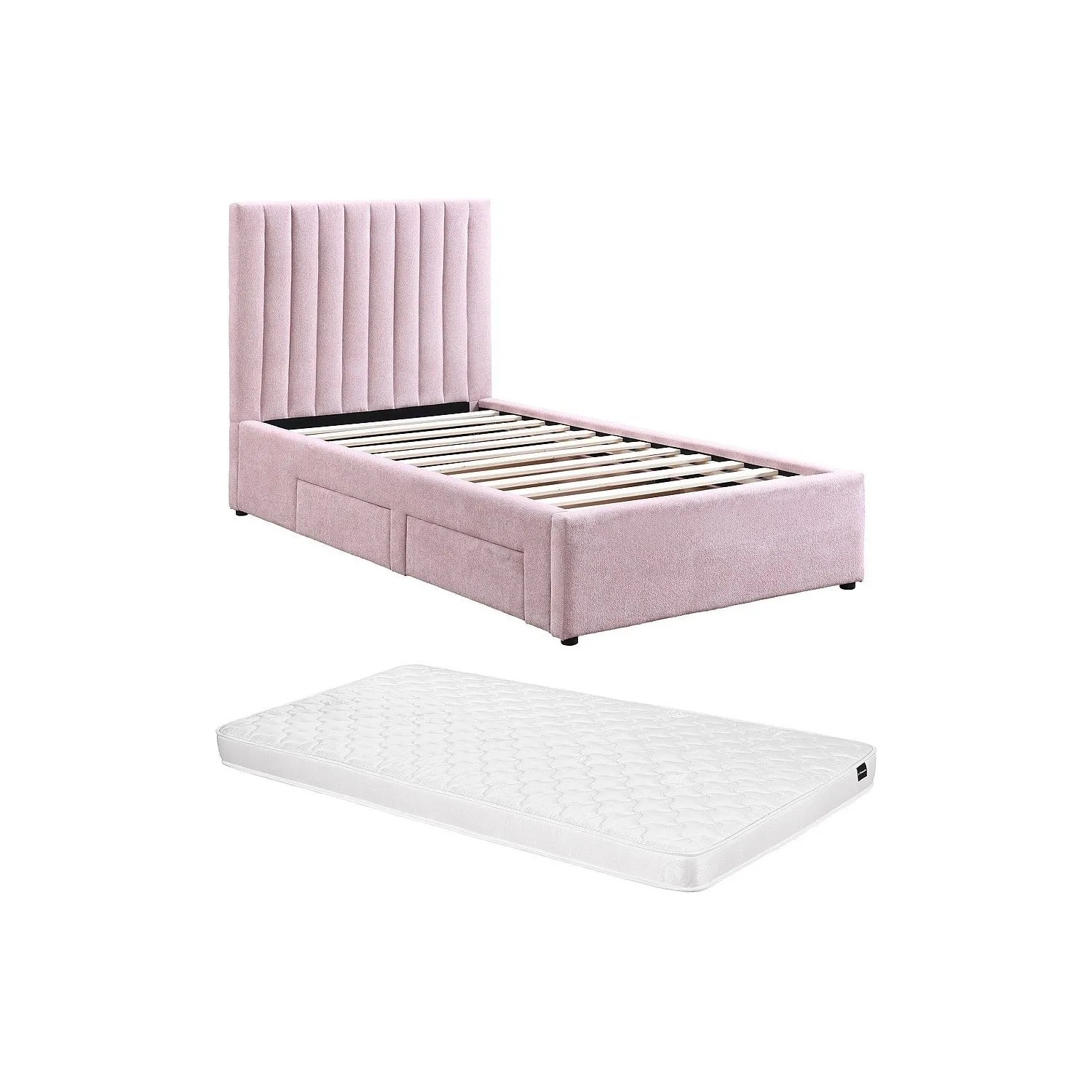 Vente-unique Bettrahmen Sarah Rosa 104 cm