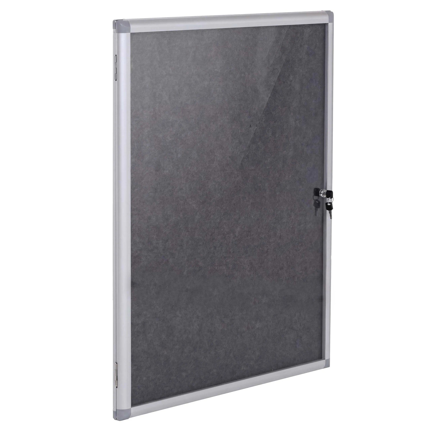 MCW Schaukasten Q51 Aluminium Abschließbar 95x68x7cm Schwarz