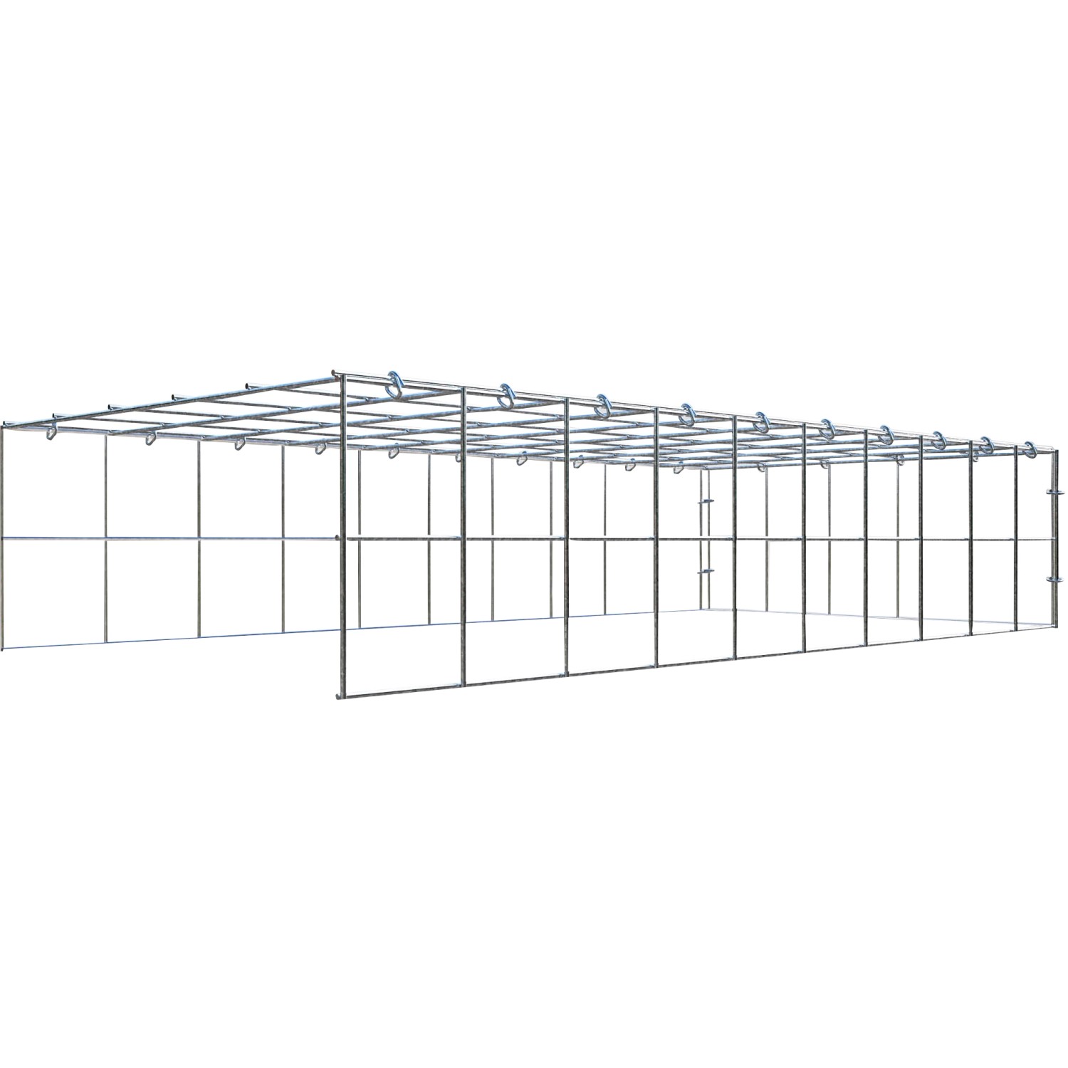 Gabiona C-Ring-Gabione-Anbaukorb Typ 4 20 x 100 x 50 cm Maschenw 10 x 10 cm