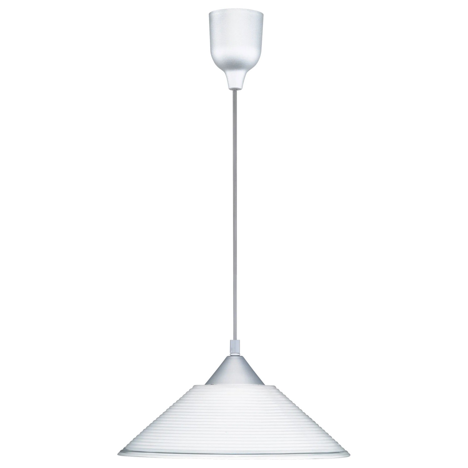 Trio Pendelleuchte Diego Aluminium Weiß 30 cm
