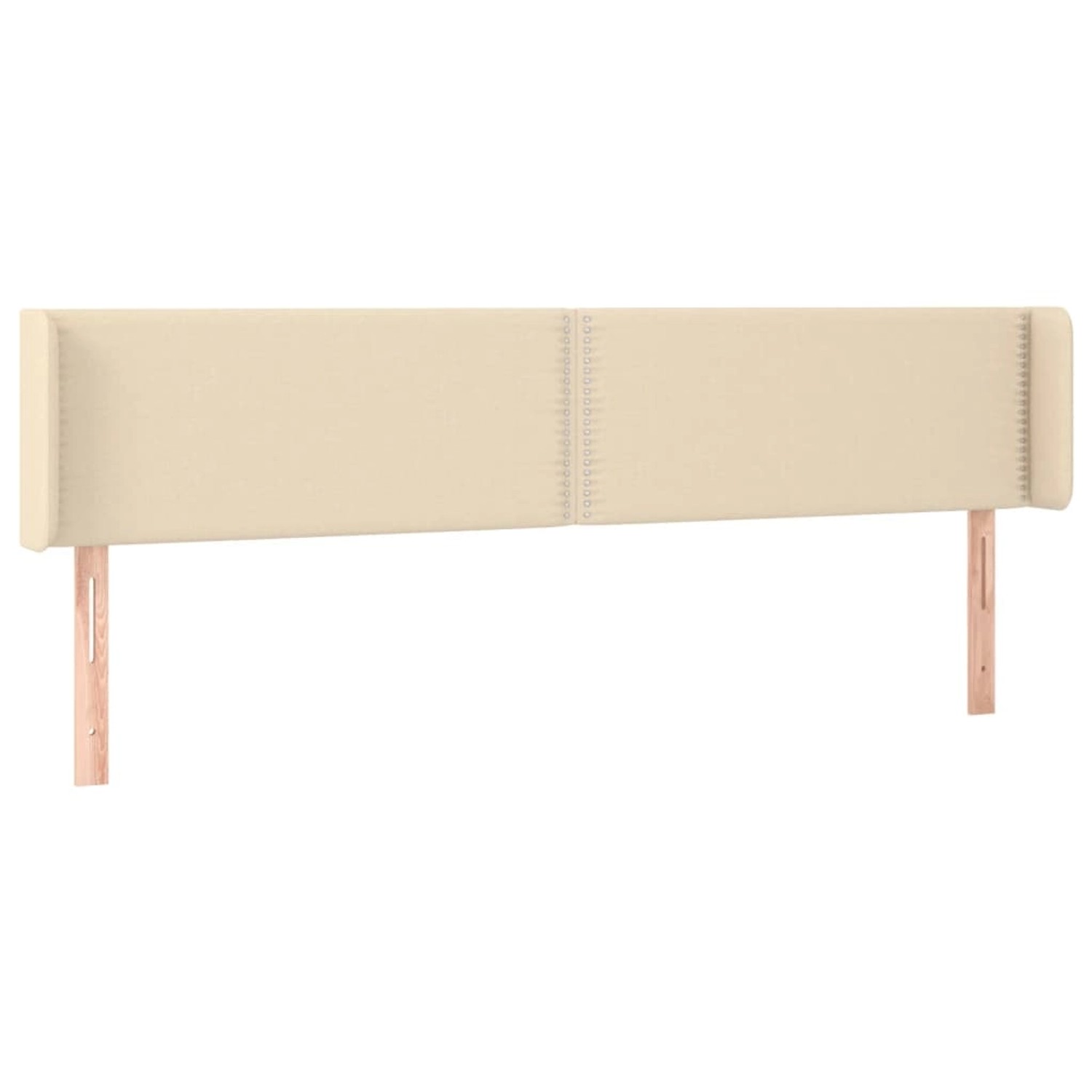 vidaXL LED Kopfteil Creme 183x16x78/88 cm Stoff 3123115