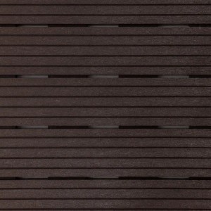 Braune KARAT Terrassenfliese Claire, 30x30 cm, 11er-Set. Wetterfeste Holzfliese für Balkon und Terrasse.