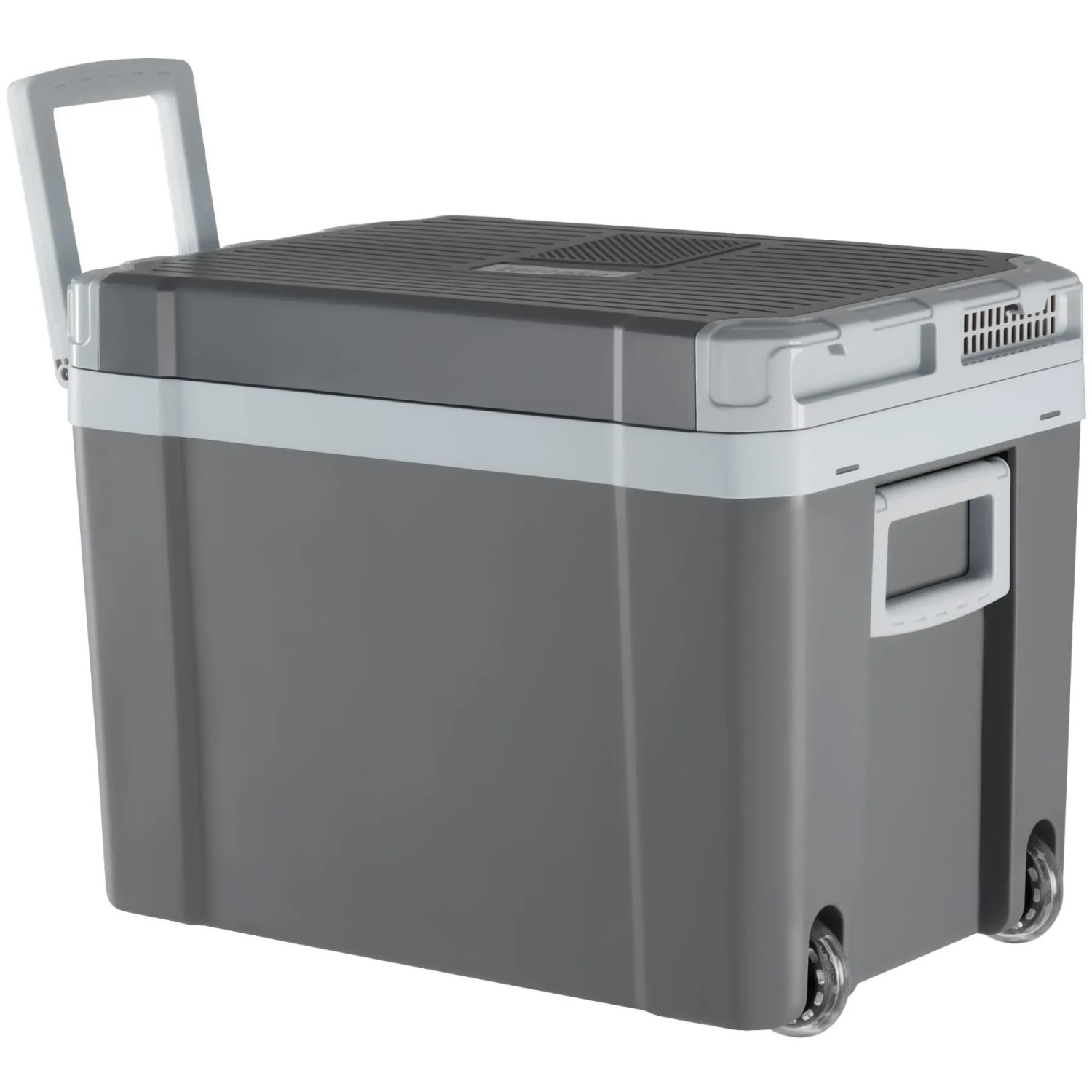 Tectake Elektrische Kühl  und Wärmebox  35 L Fassungsvermögen Leicht und Leise  Mit Eco Modus  52 5 x 35 x 40 cm Grau