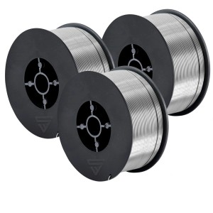STAHLWERK Schweißdraht ER4043 Si5, 3er Set, Ø 0,8mm. Aluminium MIG MAG Draht auf Spulen.