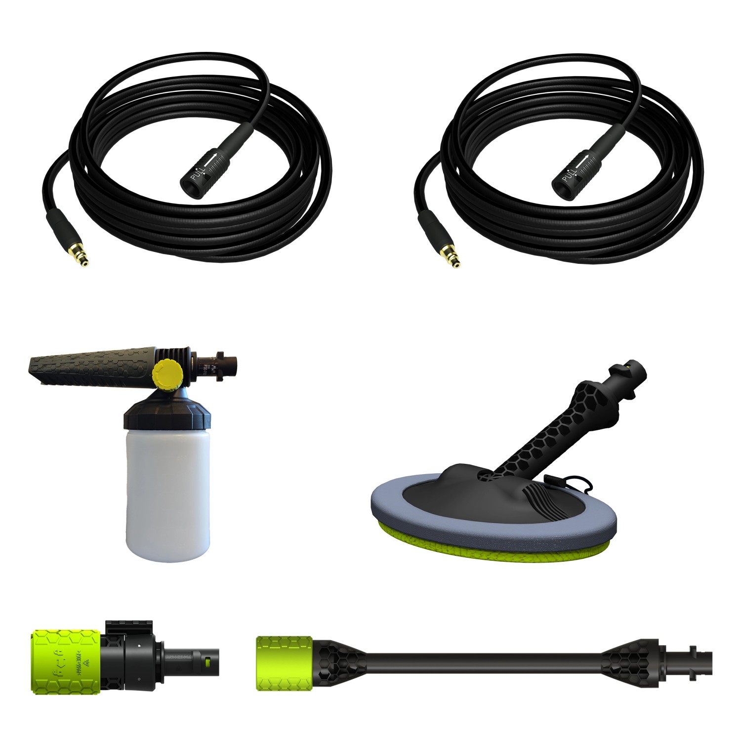 Ava Zubehör-Set für Hochdruckreiniger 6-teilig