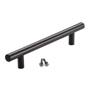 SOTECH Stangengriff G17 BA 128 mm Ø12 mm Edelstahl Schwarz