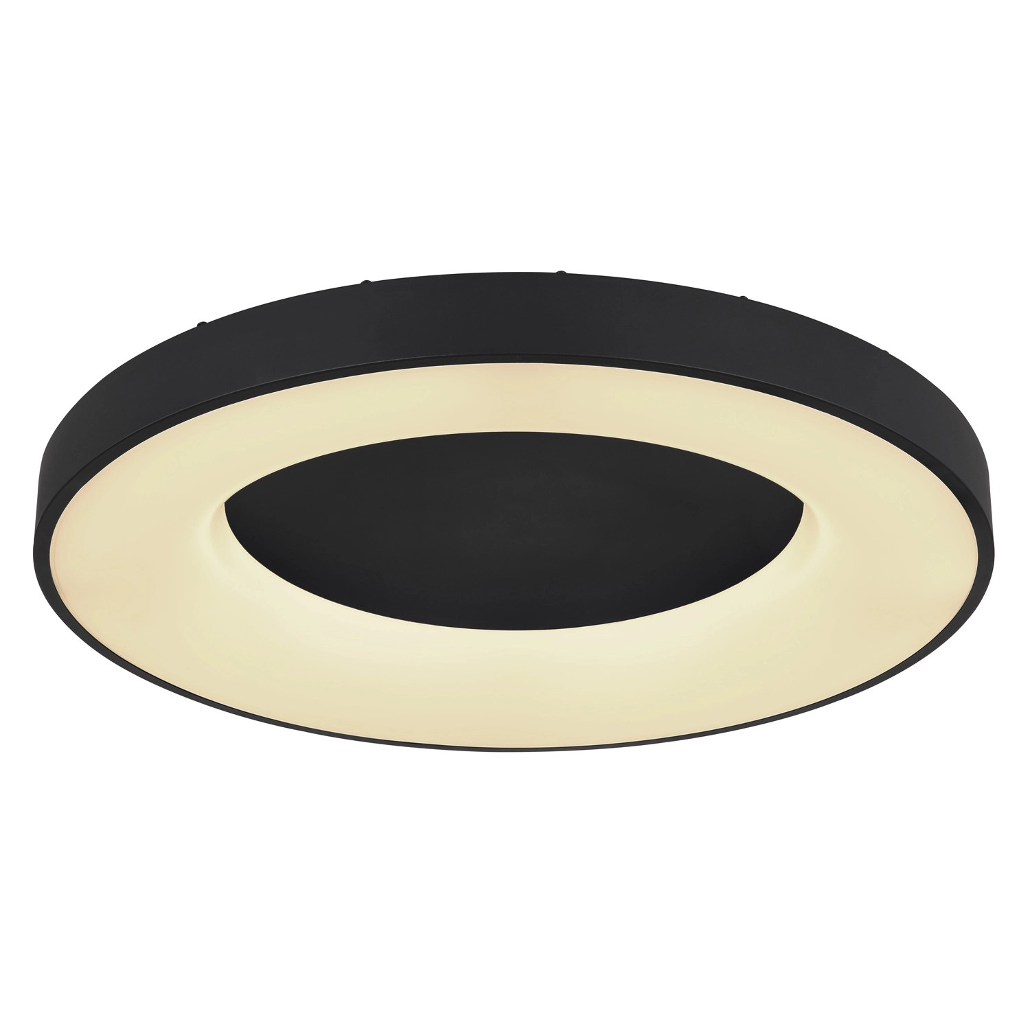 Globo LED-Deckenleuchte Jolli Schwarz Ø 60 cm