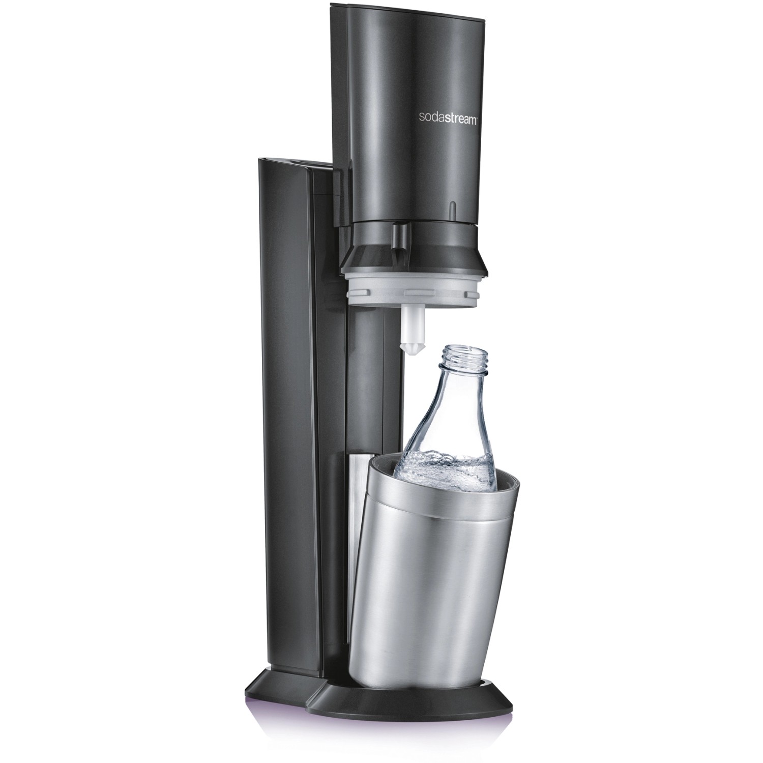 Sodastream 1216513490 Crystal 2.0 + 3 Glaskaraffen Wassersprudler Titan Sodastream Wassersprudler Crystal 3.0 Titan kaufen bei OBI