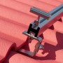 Absaar Solar Dachhaken, 3-fach verstellbar, 5mm, zur Montage von Solar-Paneelen auf Ziegeldach.