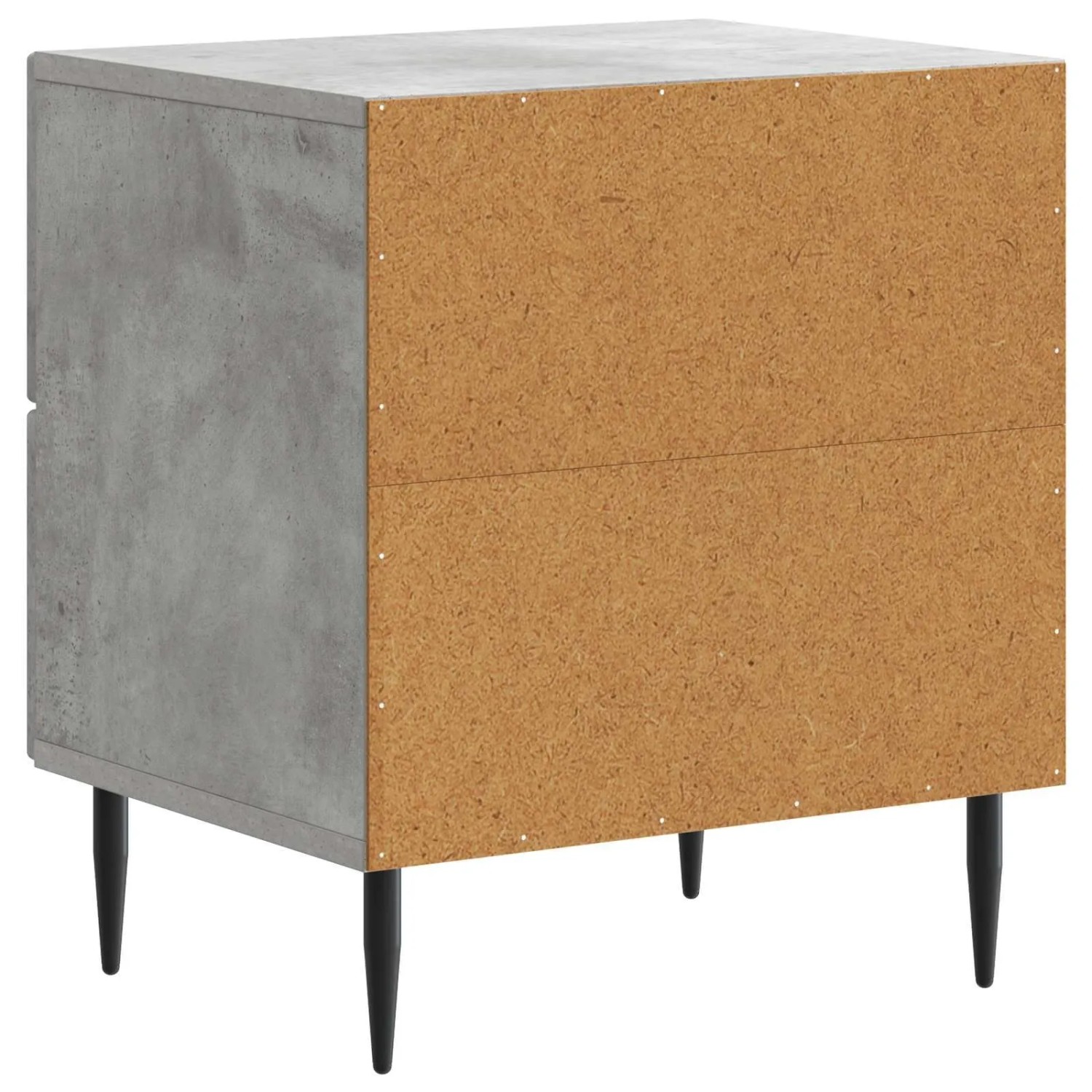 vidaXL Nachttisch 2 Stk Betongrau 43 x 34,5 x 47,5 cm Holzwerkstoff 894762_7