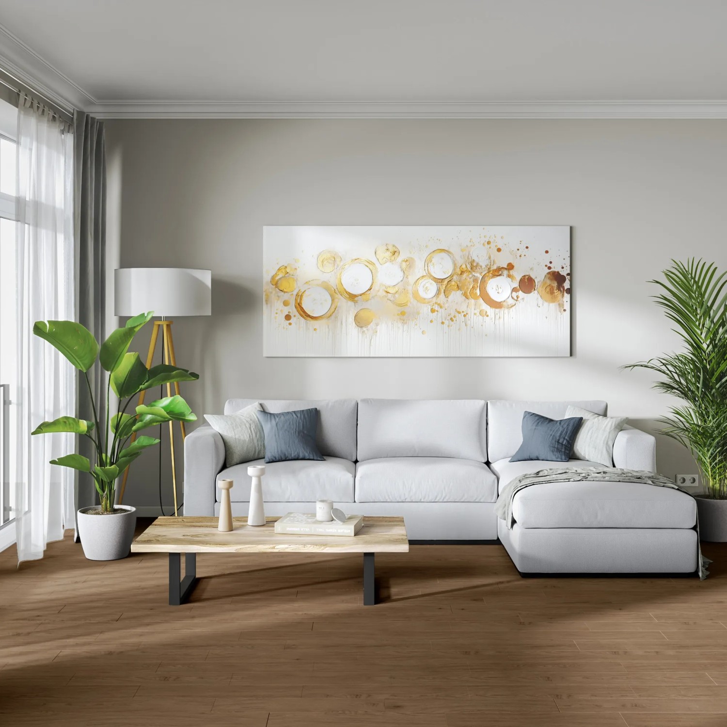 Braune, matte Feinsteinzeug Bodenfliese Forte in Holzoptik, 61x15 cm, für Innen- und Außenbereiche.