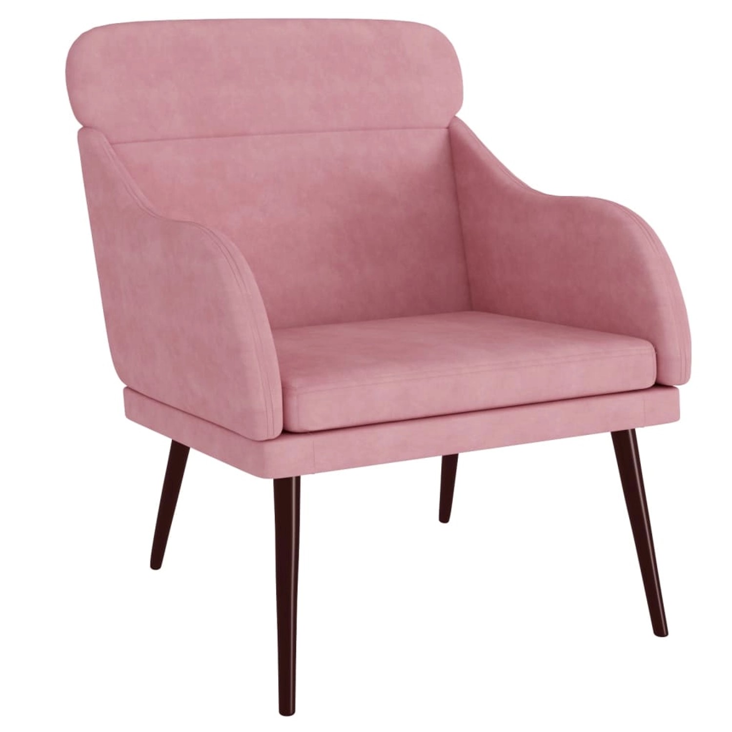 vidaXL Sessel Rosa 63x76x80 cm Samt 351439 günstig online kaufen