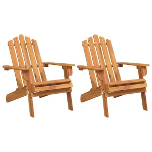 vidaXL Adirondack-Gartenstühle 2 Stk Massivholz Akazie 3145014