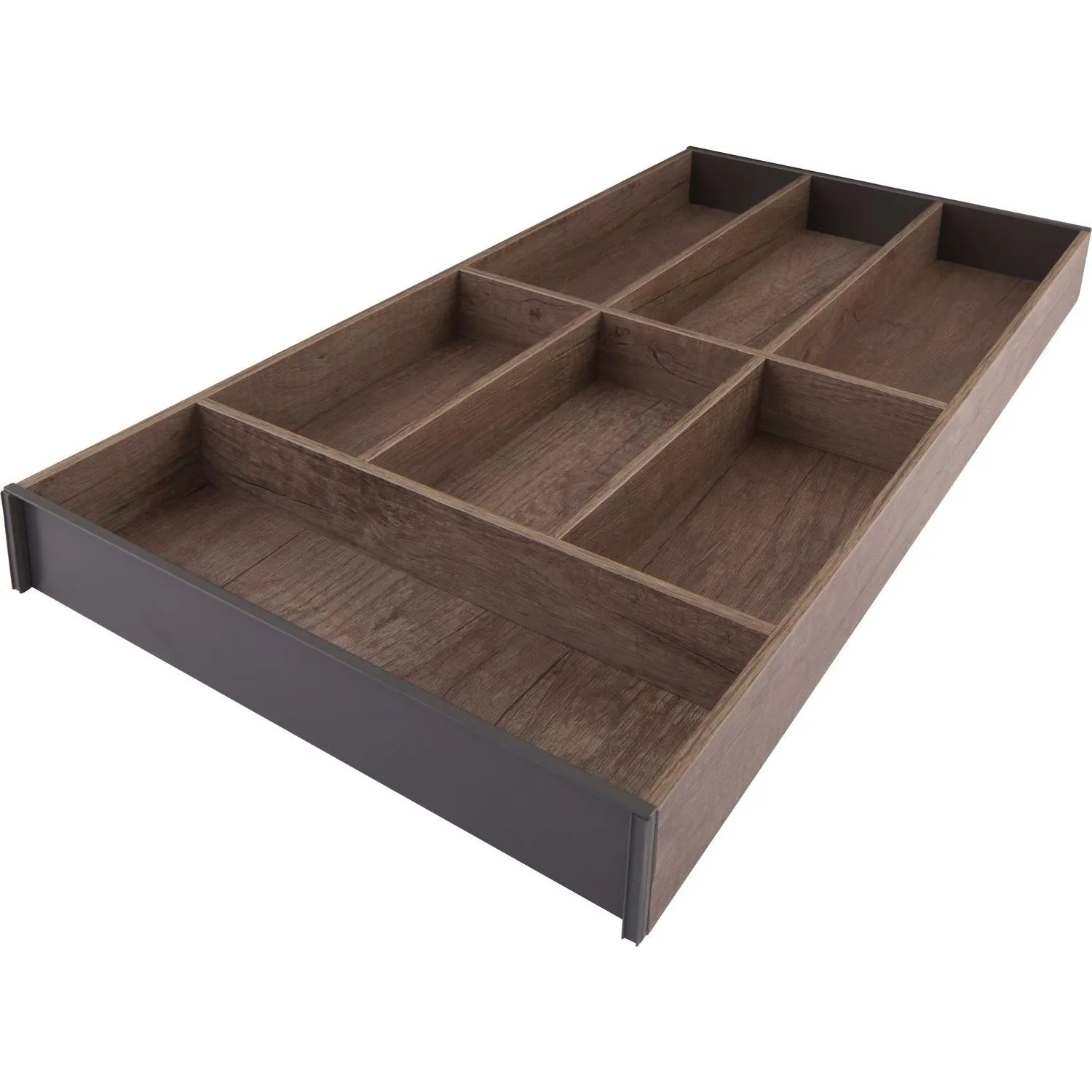 Blum Ambia-Line Besteckeinsatz 622x300x50 mm Besteckkasten Nebraska Eiche Stahl