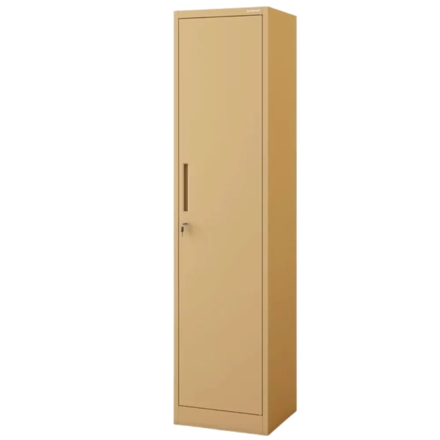 JAN NOWAK Aktenschrank Abschließbar ALEX mit Flügeltüren 185 x 45 x 40 cm Beige
