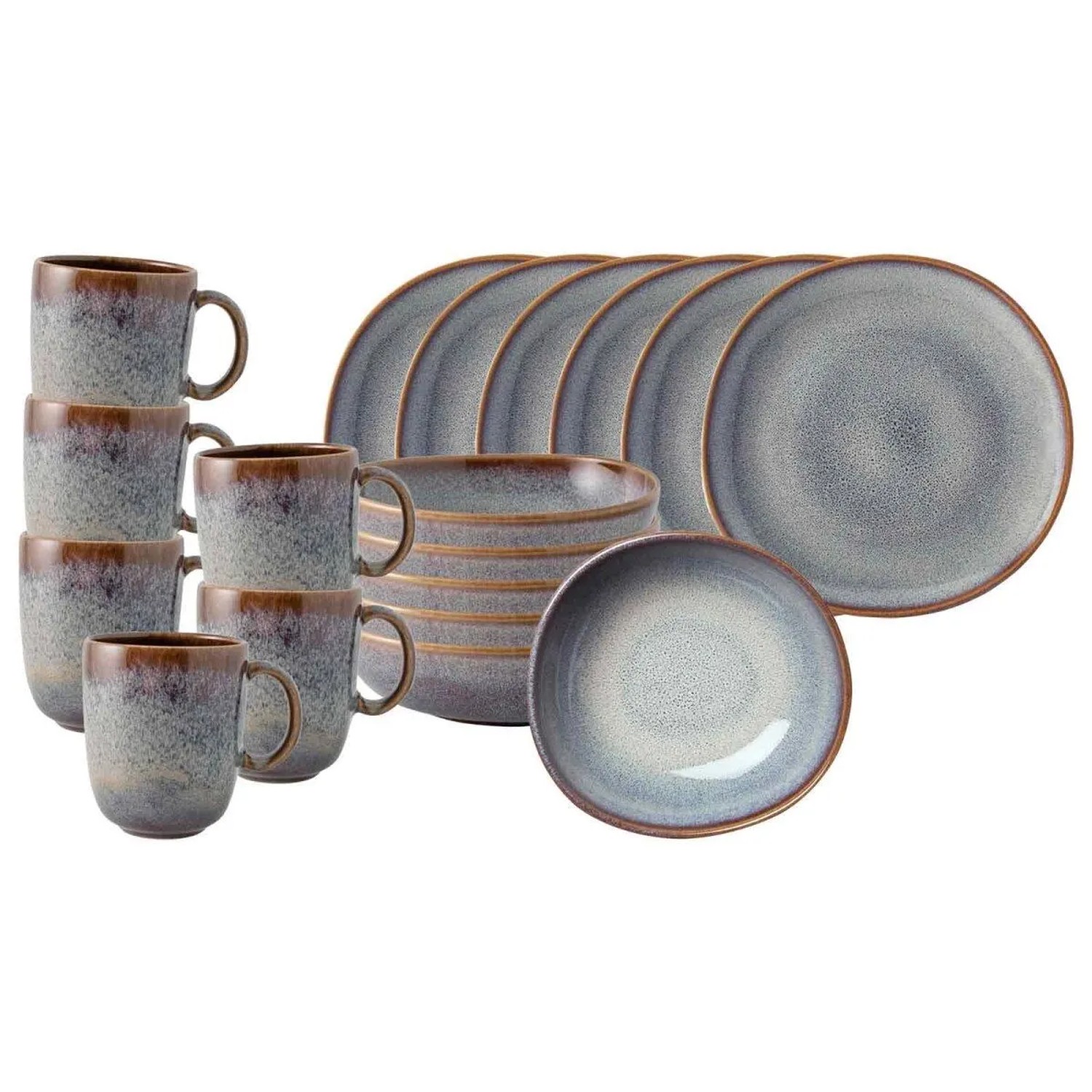 Like. By Villeroy & Boch Lave Frühstücks-Set 18-teilig Beige