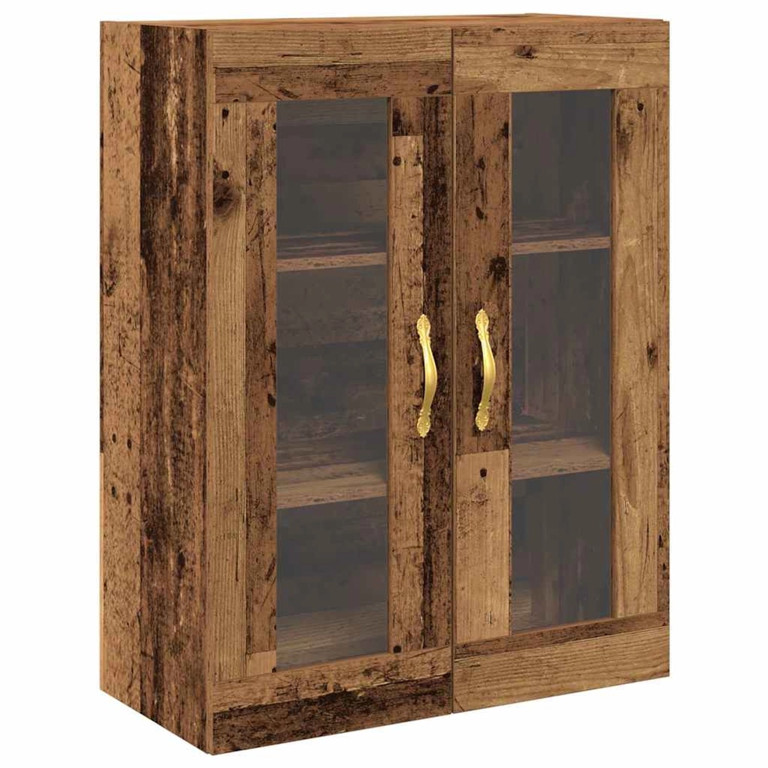 vidaXL Wandmontierter Schrank Altholz 69,5 x 34 x 90 cm Holzwerkstoff 862162