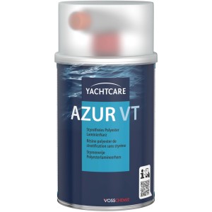 Yachtcare Laminierharz Azur VT 500g für witterungsbeständige Bootslackierungen.