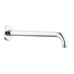 Grohe Rainshower Brausearm, rund, 286 mm, Chrom. Duschzubehör für Wandmontage.