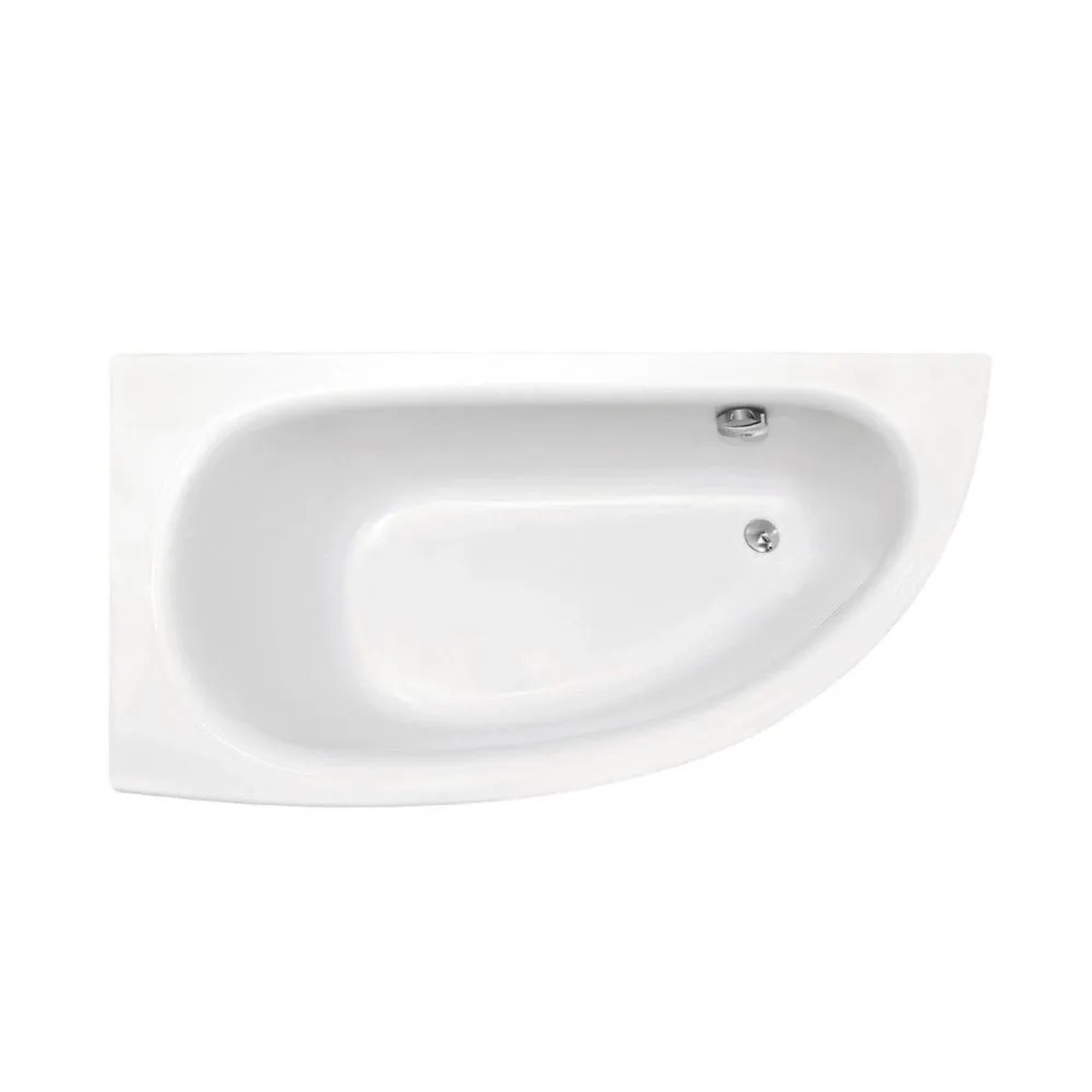 Bad Land Eckbadewanne 150x70 Links inkl. Ablauf & Füße