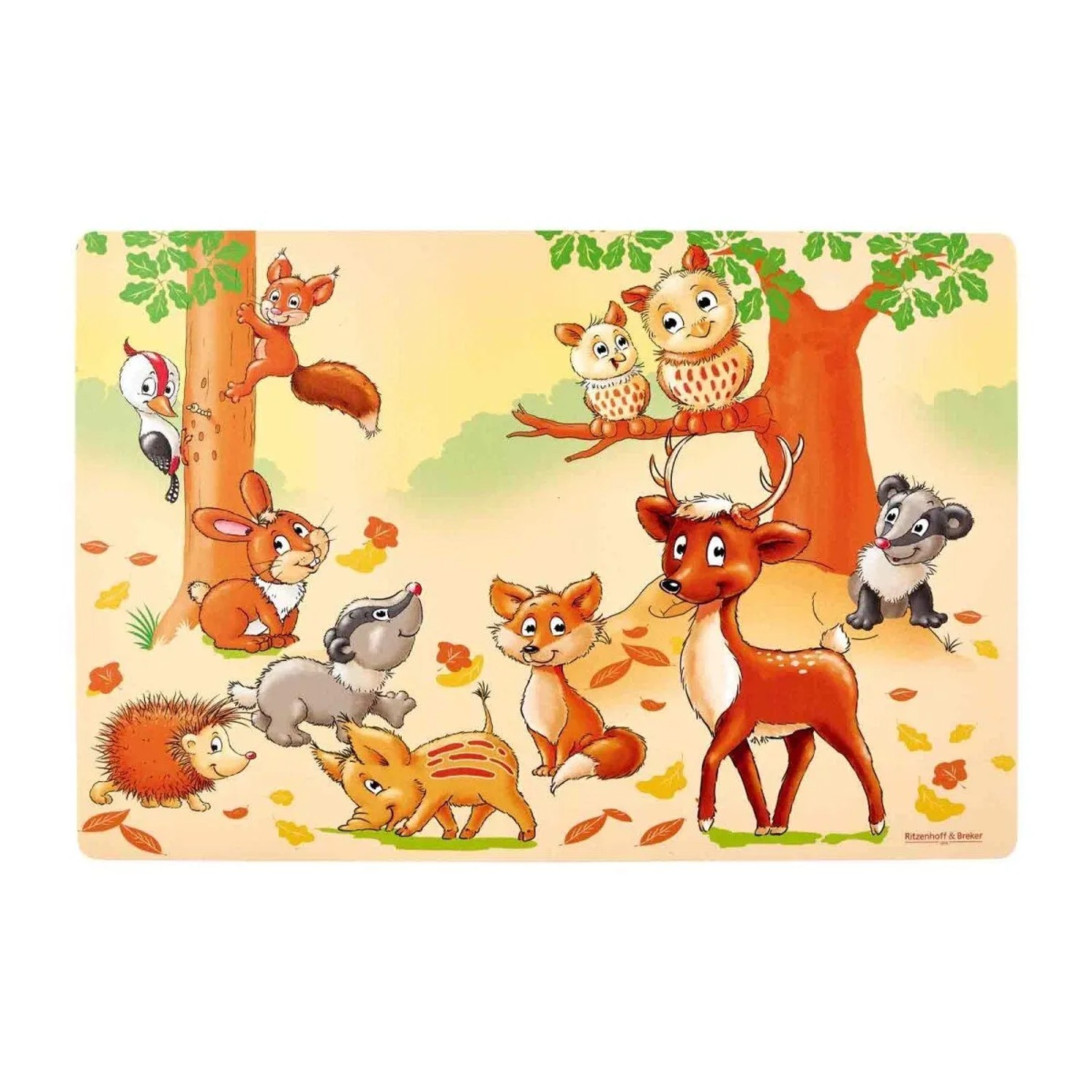Ritzenhoff & Breker Waldtiere Platzset 30 x 45 cm