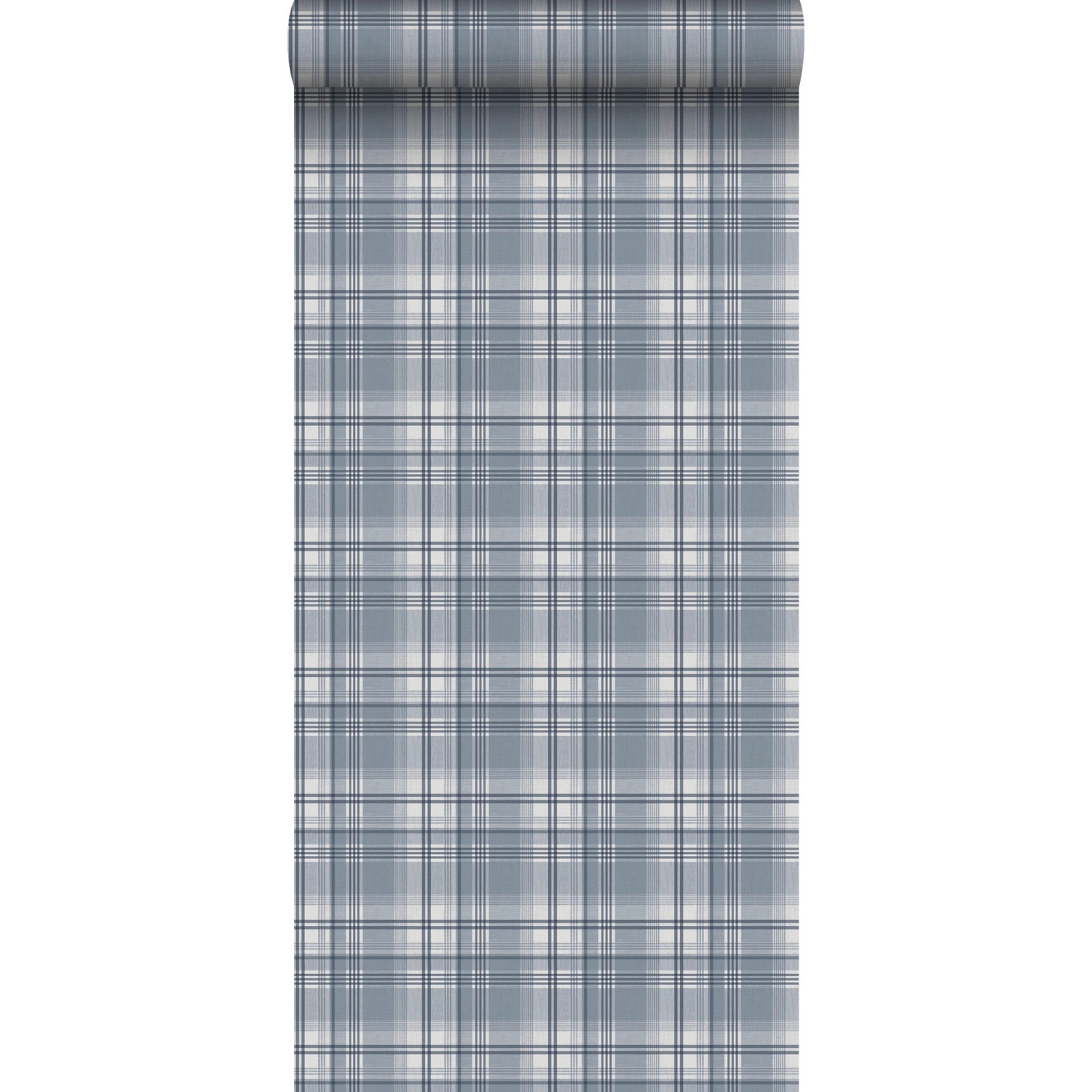 Sanders & Sanders Tapete Karomuster Dunkelblau 53 cm x 10.05 m günstig online kaufen