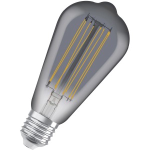 Osram LED-Leuchtmittel E27 in Edisonform, 11W, 500lm. Vintage LED Lampe mit Filament-Technologie.