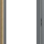 Türrahmen GLN747 in Staubgrau, 86x198,5x14,5 cm, links angeschlagen. Vollspan-Ausführung mit Rundkante.