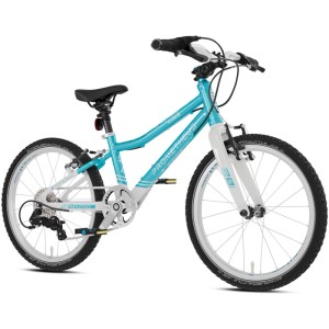 PROMETHEUS BIKES Kinderfahrrad 20 Zoll PRO ab 6 Jahren Ultraleicht 7-Gang Premium Blau Weiß